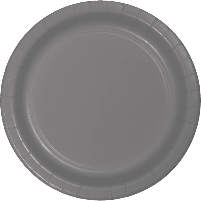 Glamour Gray Heavy Duty 7 Inch Paper Plates Party At Lewis Elegant