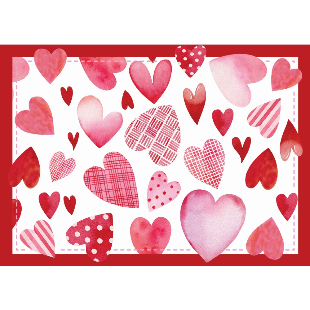 Seasonal Occasions Valentine's Day Paper Placemats: Party at Lewis ...