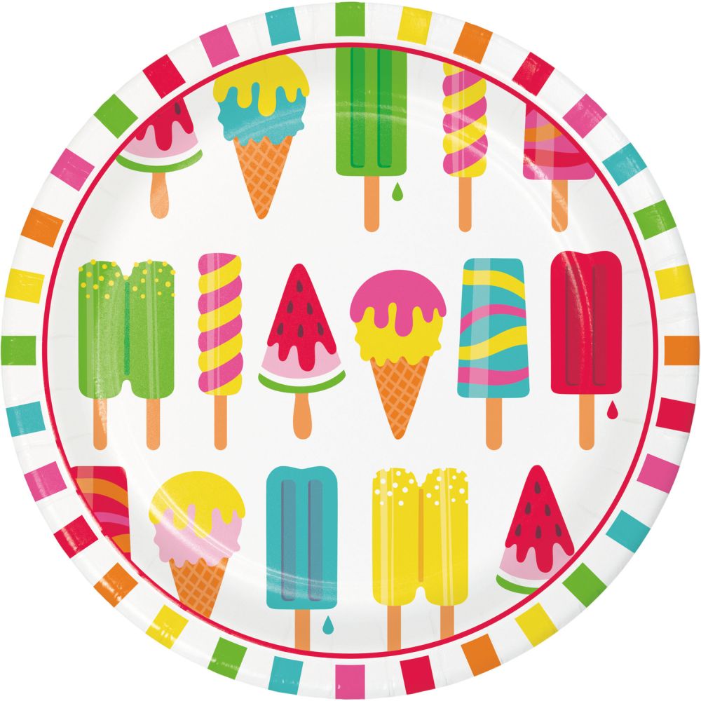 Sweet Summer 9-inch Plates: Party at Lewis Elegant Party Supplies ...