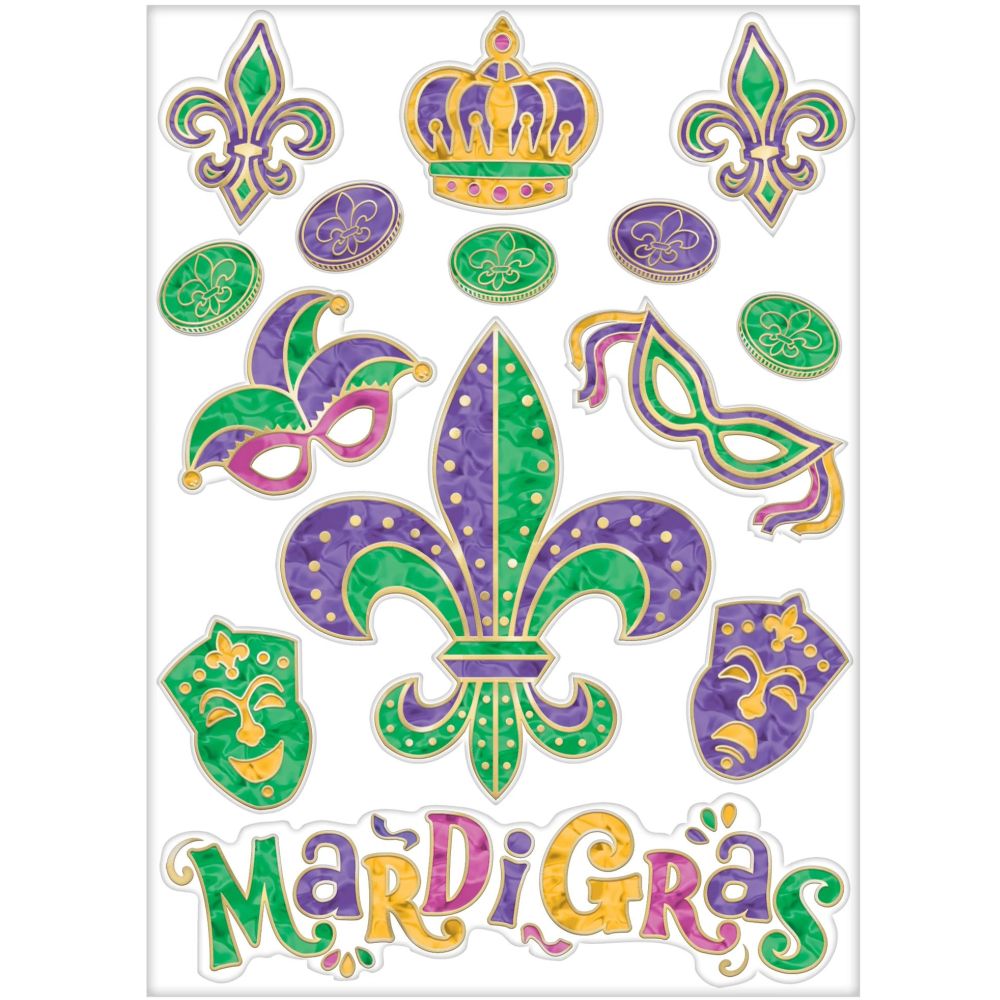 mardi gras paper plates and napkins