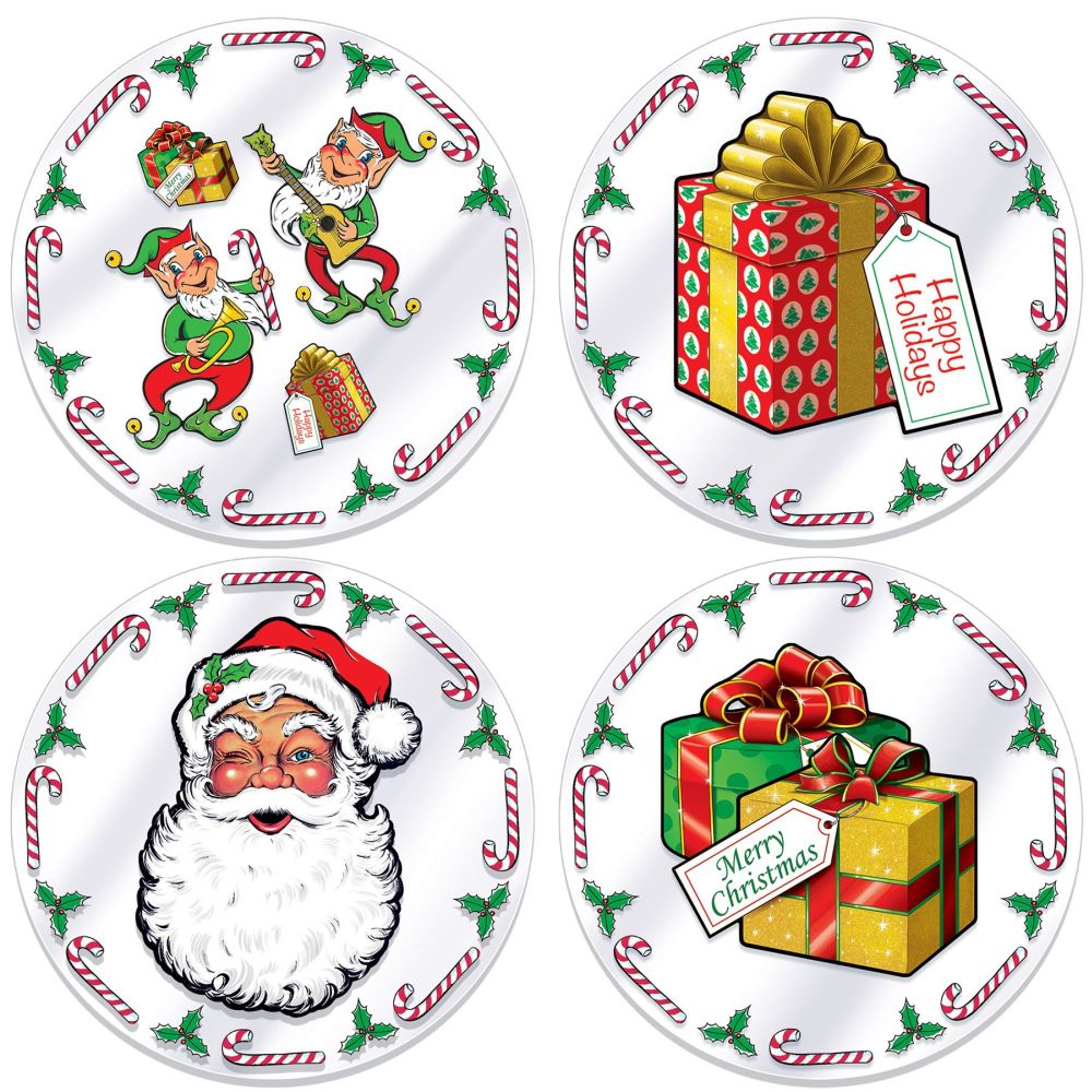 Santa's Workshop Plastic Placemats: Party at Lewis Elegant Party ...