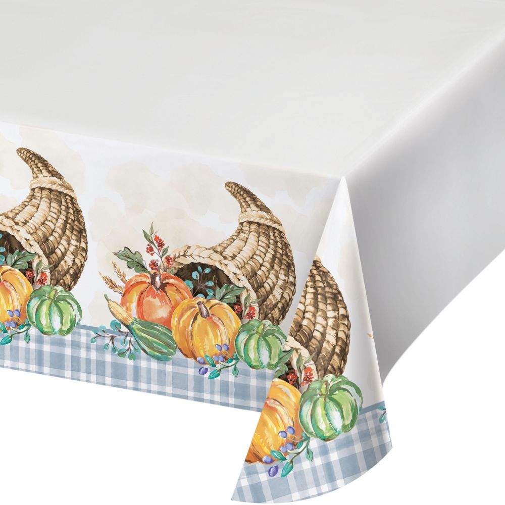 Decadent Cornucopia Paper Tablecloth: Party at Lewis Elegant Party ...