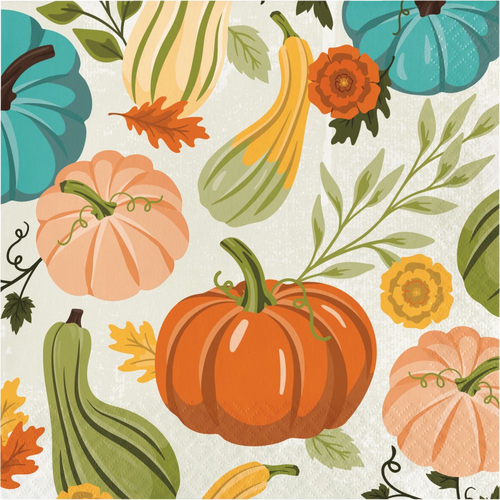 Hello Fall Lunch Napkins: Party at Lewis Elegant Party Supplies ...