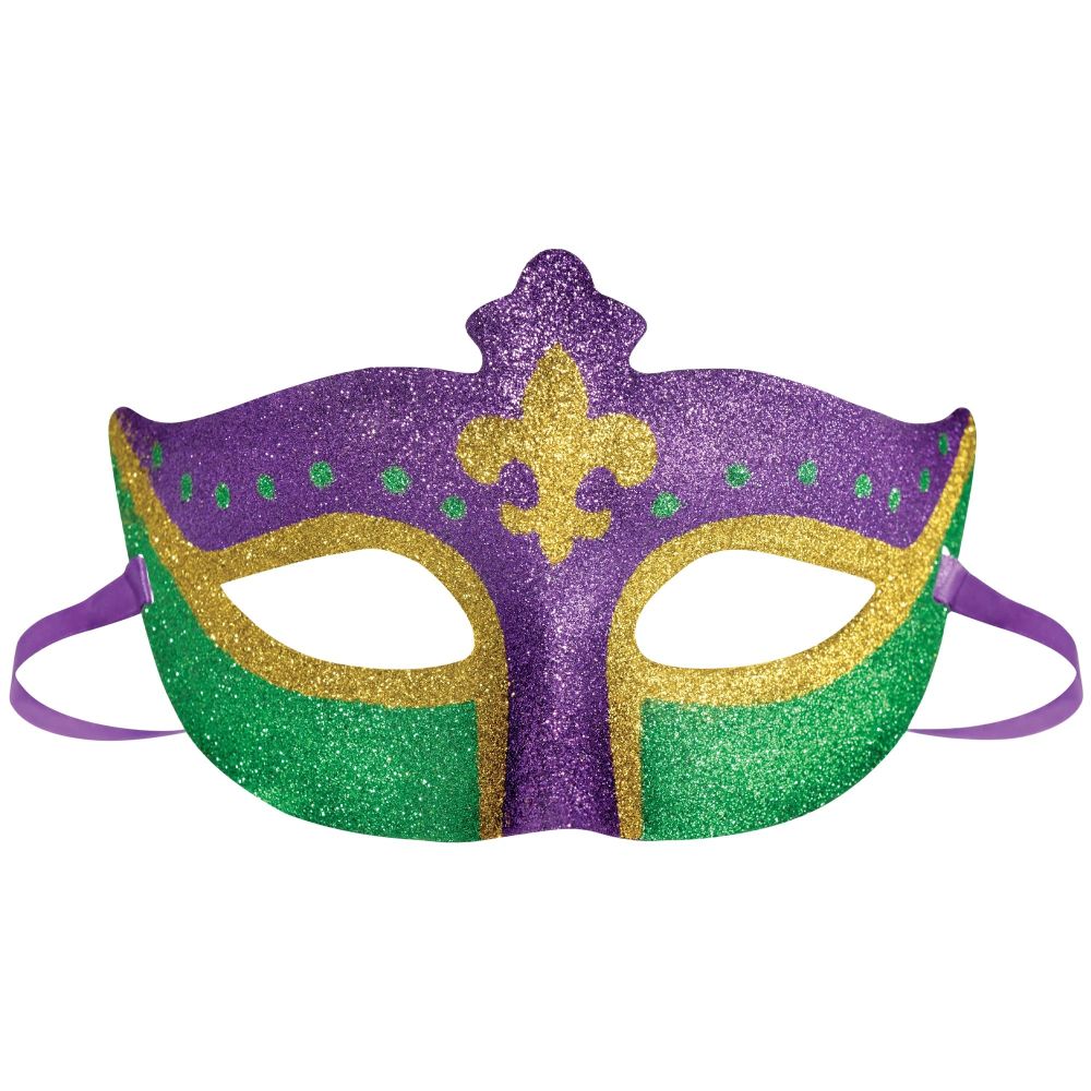 mardi gras paper plates