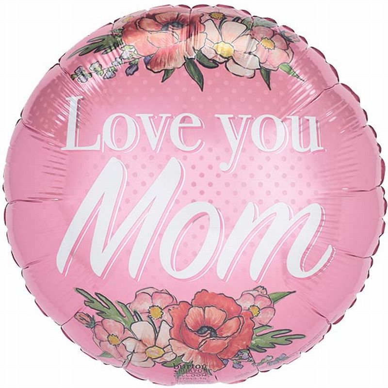 Floral Flourish Love You Mom Foil Balloon Party At Lewis Elegant Party