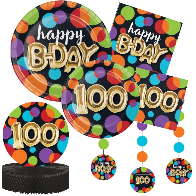 100 party plates