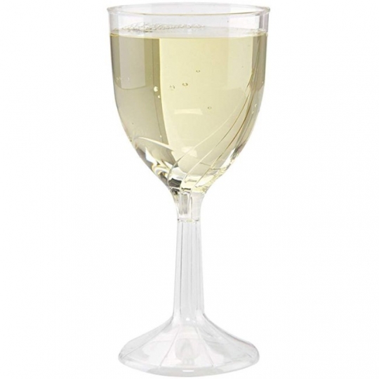 party supplies plastic wine glasses