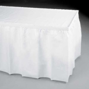 table skirts skirting linen better than plastic