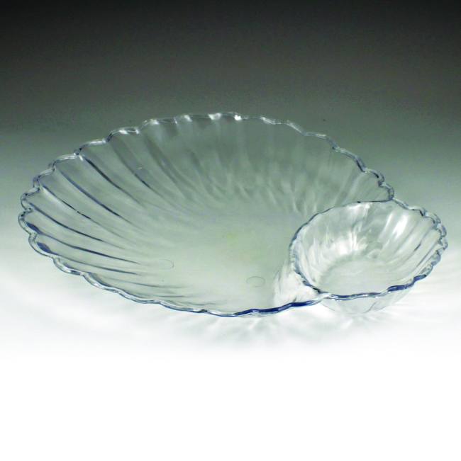 Plastic Shell Chip and Dip Tray 11 x 11.25 12500  