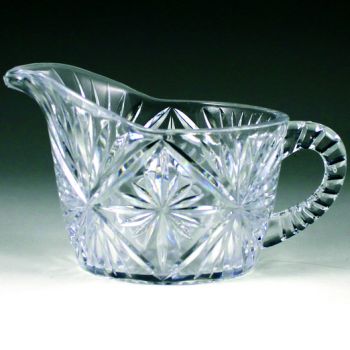 Plastic Crystal Cut 8oz Cream Pitcher 12501  