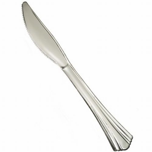 Reflections Silver Plastic Knives - 600 ct
