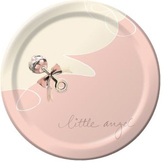 Little Angel 7 Inch Plates Party At Lewis Elegant Party Supplies Plastic Dinnerware Paper Plates And Napkins