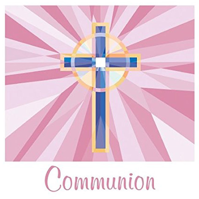 Stained Glass Communion 3-Ply Lunch Napkins, Pink: Party at Lewis ...