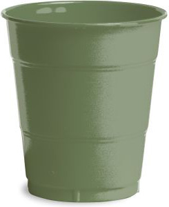 Green Disposable Cups at