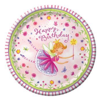 fairy paper plates