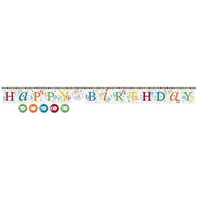 Celebrate in Style Jointed Banner: Party at Lewis Elegant Party ...