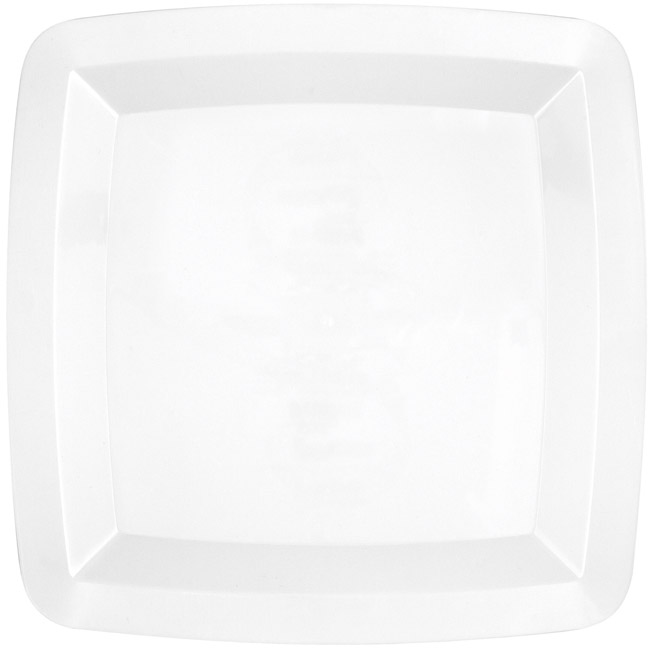 White square plastic on sale plates