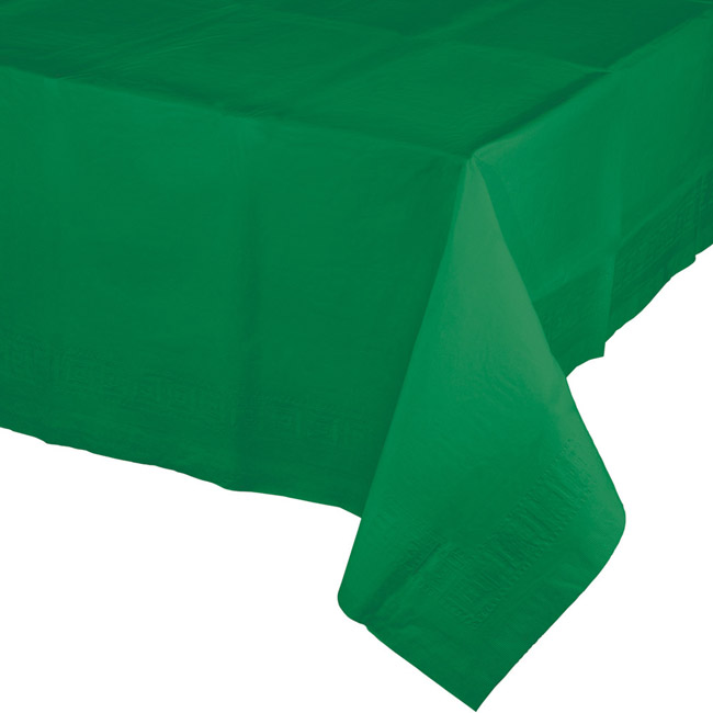 Green 2/Ply Poly Paper Banquet Tablecloth: Party at Lewis Elegant Party ...