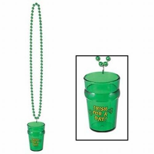 St. Patrick's Green Bead Necklaces Bulk Back: Party at Lewis Elegant Party  Supplies, Plastic Dinnerware, Paper Plates and Napkins