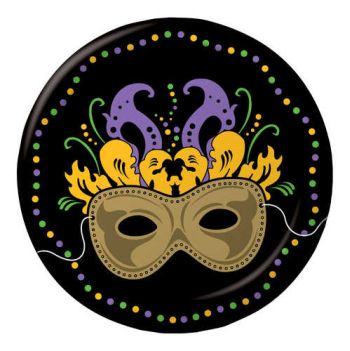 mardi gras plates ceramic