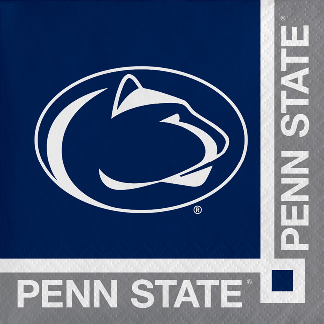 Penn State Nittany Lions Beverage Napkins: Party at Lewis Elegant Party ...