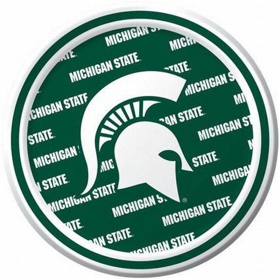 Michigan State Spartans 7-Inch Plates: Party at Lewis Elegant Party ...