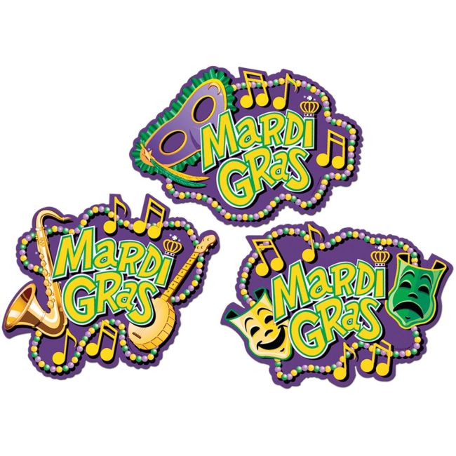 mardi gras party dinnerware