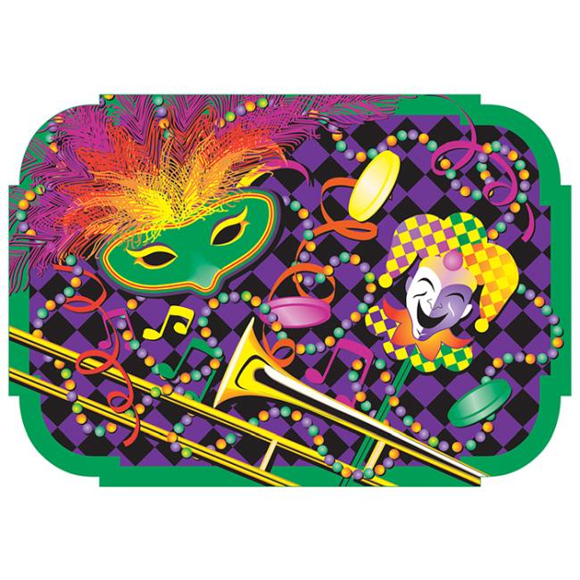 mardi gras paper napkins