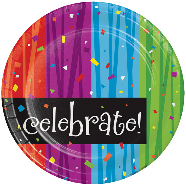 Milestone Celebration 9-inch Plates: Party at Lewis Elegant Party ...