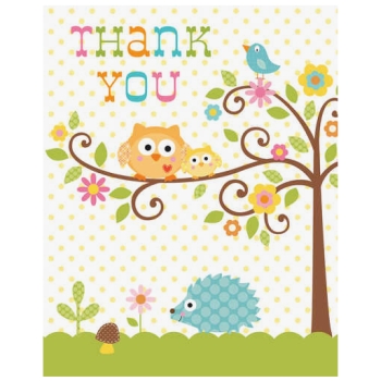 Happi Tree Thank You Cards: Party at Lewis Elegant Party Supplies ...