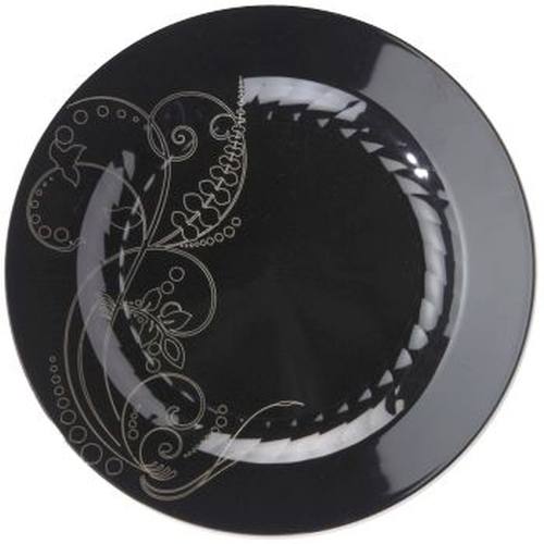 Masterpiece Aria 71/2inch Plates, Black Party at Lewis Elegant Party