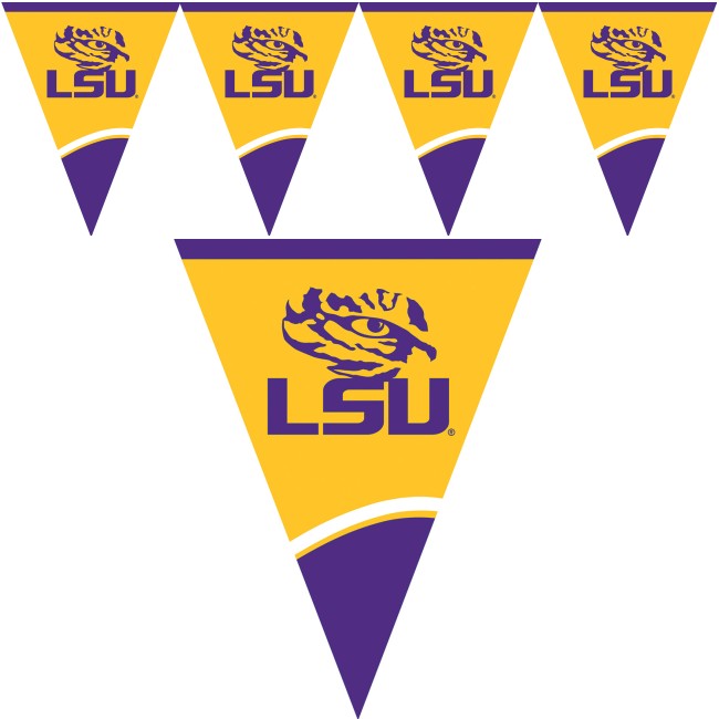 Lsu Tigers Flag Banner Party At Lewis Elegant Party Supplies