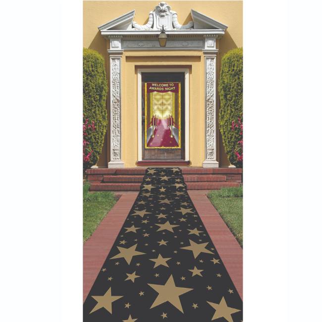 Beistle Gold Star Runner - 6 count