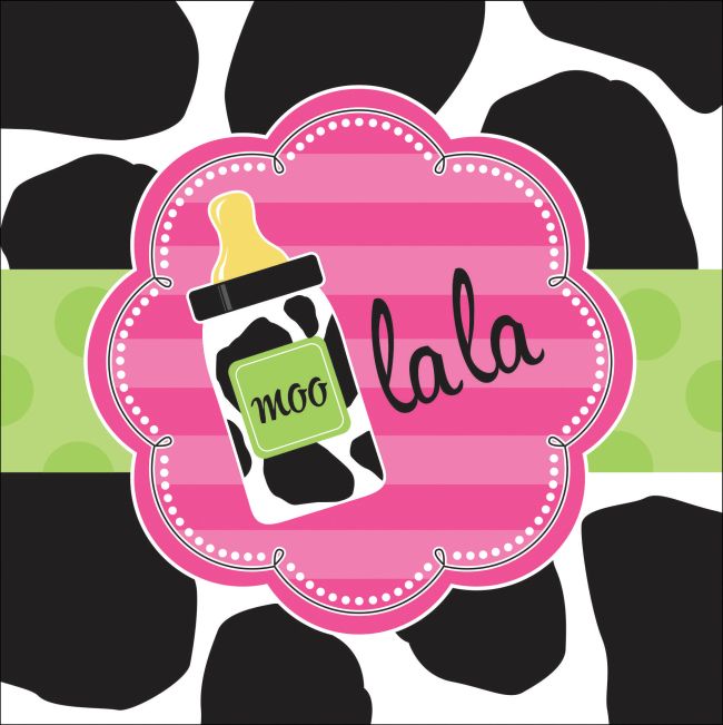 La lala baby. Cow Print girl.