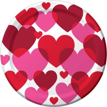 Valentine Fun 9-inch Plates: Party at Lewis Elegant Party Supplies ...