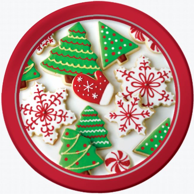 Holiday Treats 7-inch Plates: Christmas Closeouts