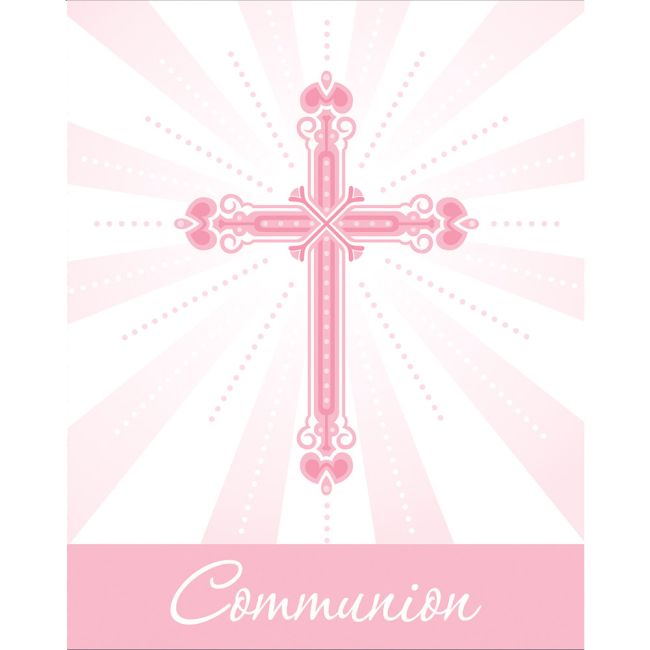 Blessings Pink Communion Invitations: Party at Lewis Elegant Party ...