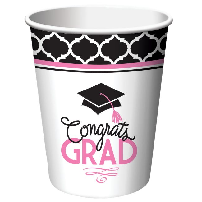 Glamorous Grad 9 oz Hot/Cold Cups: Party at Lewis Elegant Party ...