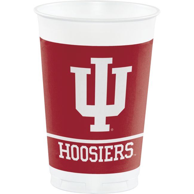 Indiana Hoosiers 20oz Plastic Cups Party At Lewis Elegant Party Supplies Plastic Dinnerware