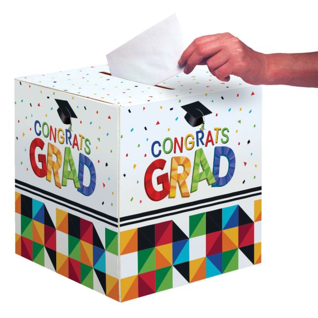 Graduation Fractal Fun Card Collection Box: Party at Lewis Elegant ...