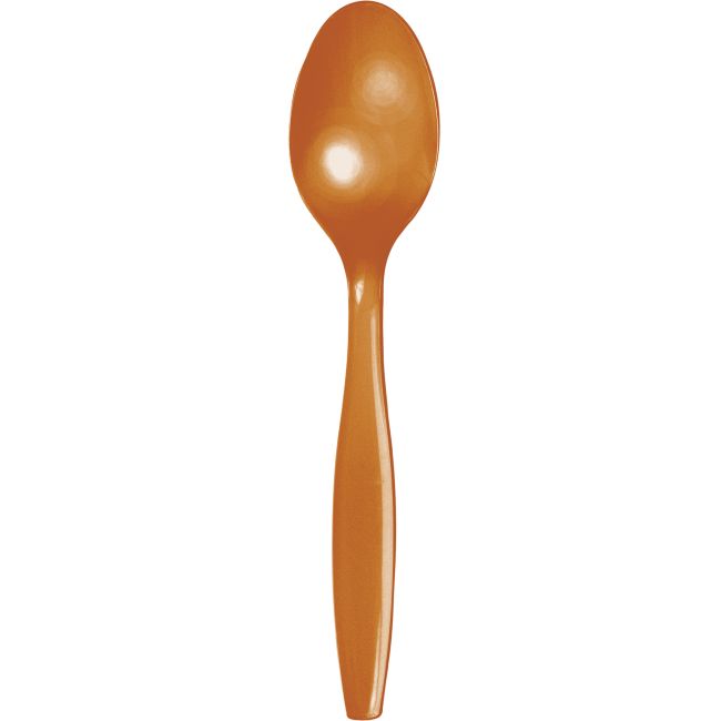 Pumpkin Spice Heavy Duty Plastic Spoons: Party at Lewis Elegant Party ...