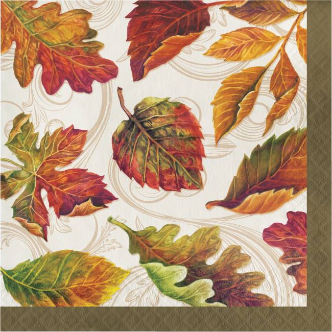 Autumn Colors of the Wind Lunch Napkins: Party at Lewis Elegant Party