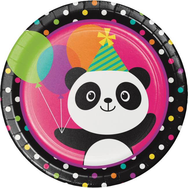 Panda-Monium 9-inch Plates: Party at Lewis Elegant Party Supplies ...