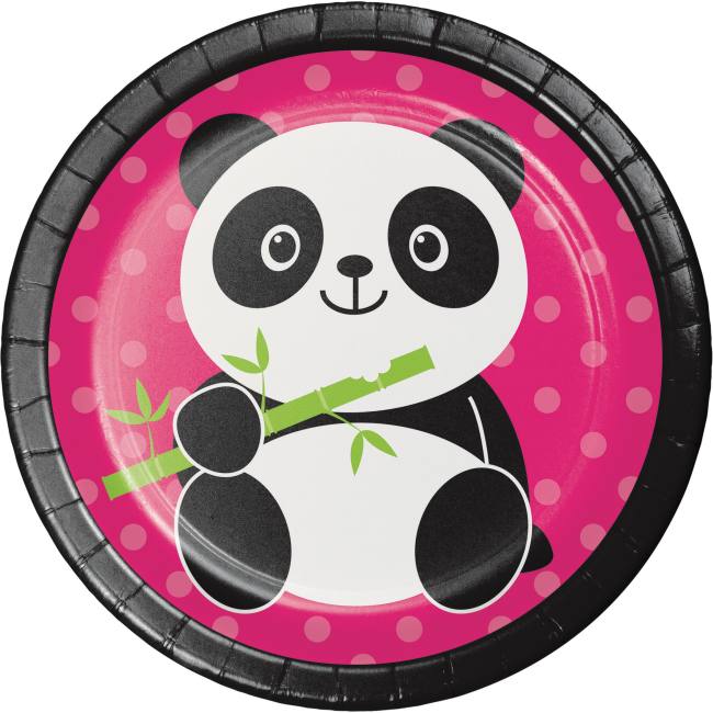 Panda-Monium 7-inch Plates: Party at Lewis Elegant Party Supplies ...