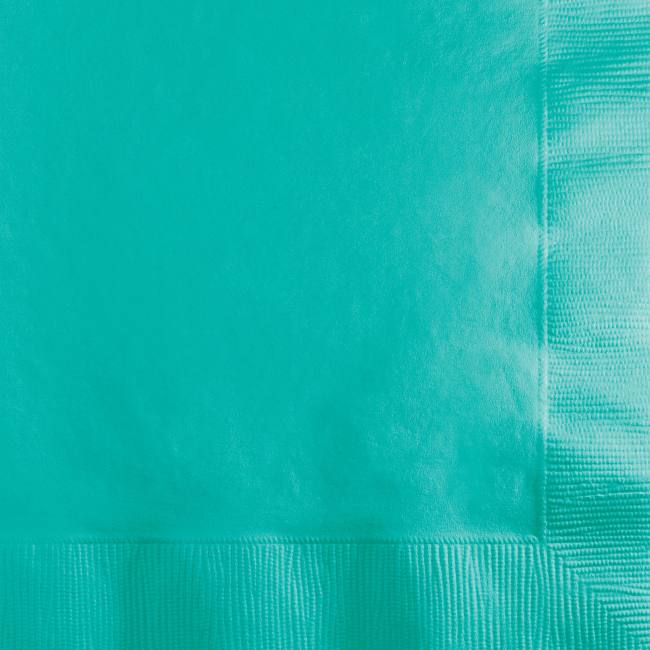 Teal Lagoon Paper Beverage Napkins Party at Lewis Elegant Party