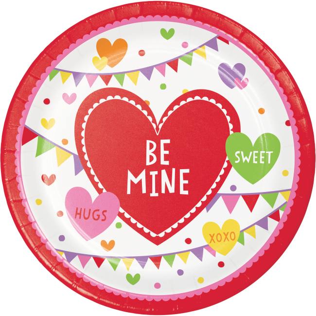 Valentine Party 9-inch Plates: Party At Lewis Elegant Party Supplies 