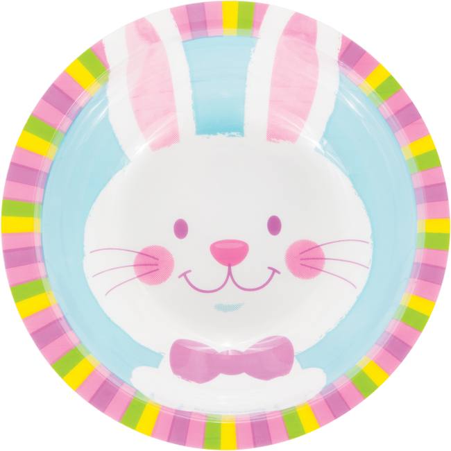 Easter Bunny 6-inch Plastic Bowl: Party at Lewis Elegant Party Supplies ...