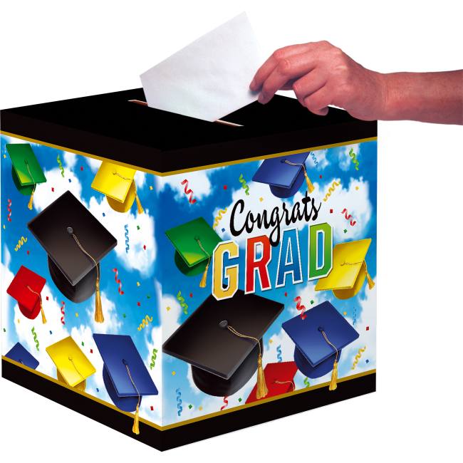 Graduation Celebration Card Collection Box: Party at Lewis Elegant ...