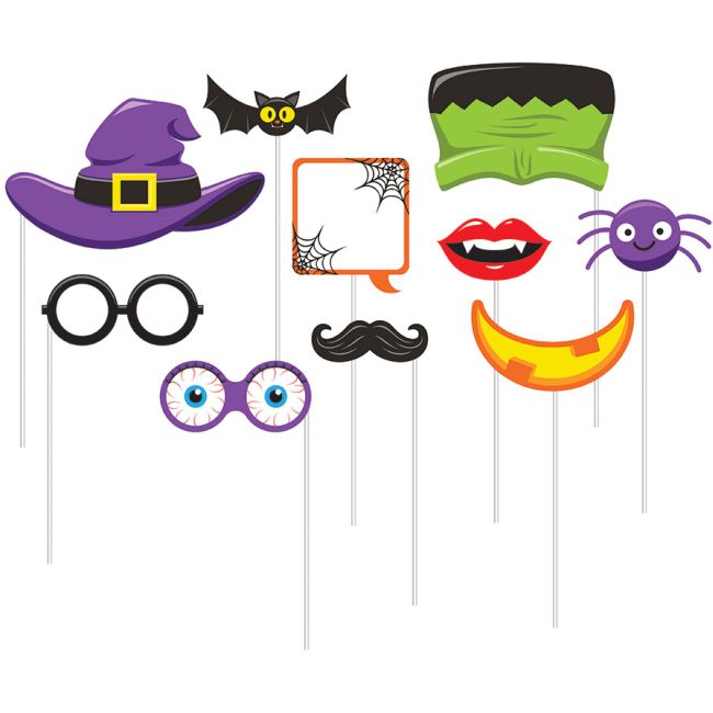 Halloween Photo Booth Props: Party at Lewis Elegant Party Supplies ...