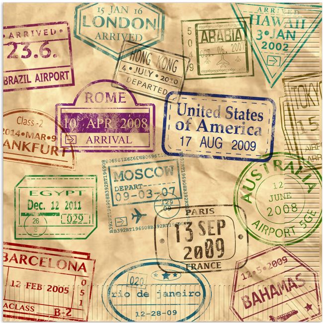 Around The World Lunch Napkins: Party at Lewis Elegant Party Supplies ...